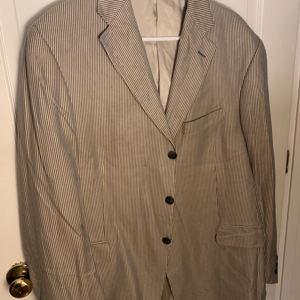 Silver stone pinstripe 44L mens jacket